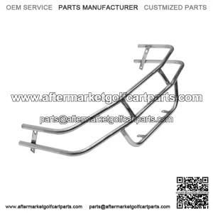 Silver Front Bumper Brush Guard For 1996-2013 Golf Cart EZGO TXT E-Z-GO Medalist