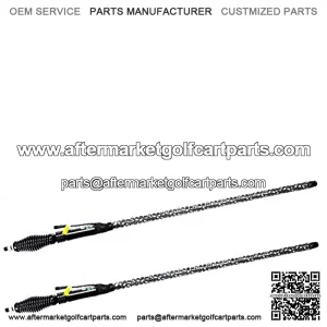 ATV Whip Light - 2pc 4ft Led Whip Light with Heavy Duty Spring Base Chasing Light RF Remote Control Lighted Antenna Whips for Can am ATV UTV Snow Mobile Offroad Truck