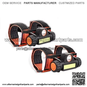 2PCS Universal Roll Bar Mount LED Light, Klutchtech Interior Dome Light Work Light for UTV ATV Polaris RZR Golf Car Truck Off-Road Pickup Boat-Orange