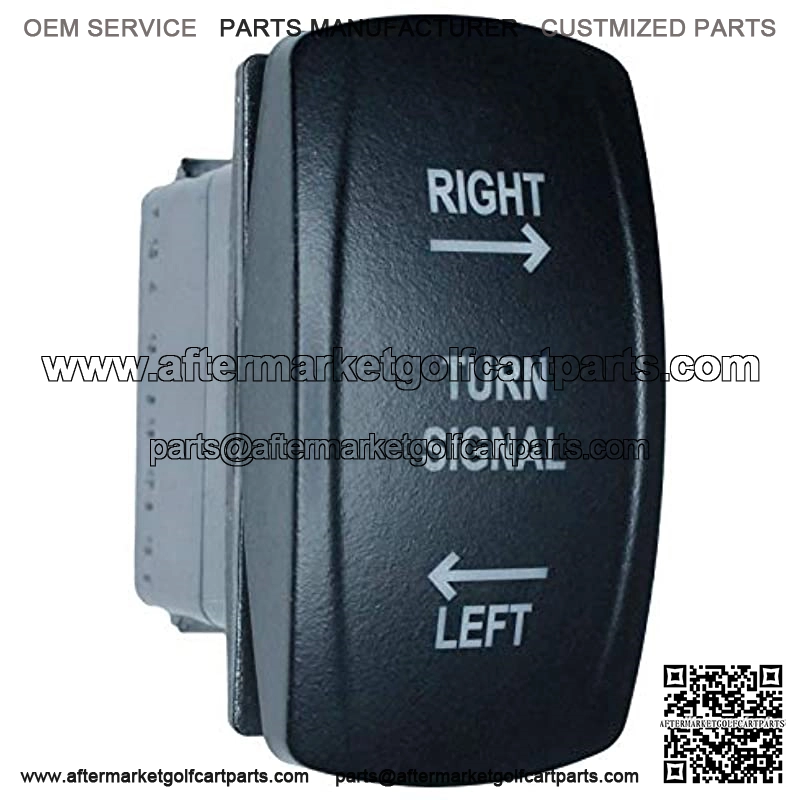 Rocker Turn Signal Switch and LED Flasher Relay Combo Kit (Vertical) - Image 3