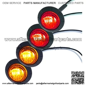 Universal UTV ATV DIY Street Legal Kit Turn Signal System with Horn (Round LED, Toggle Switch)