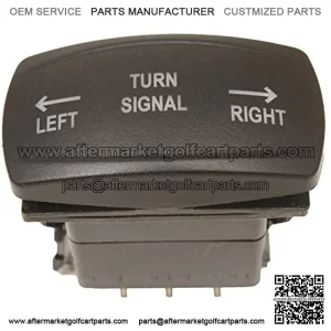 DIY Turn Signal Rocker Switch - Blue Backlight - Horizontal