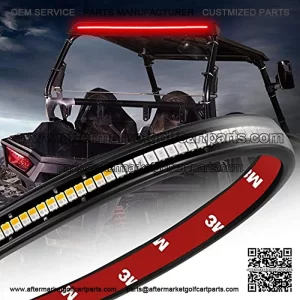 30 Inch LED Tail Light Strip, UTV LED Trailer Light Bar Truck Bed Light Strip with Red Brake/Running Light, Amber Turn Signal Light Bar for UTV Polaris RZR Golf Cart 4x4 Off Road