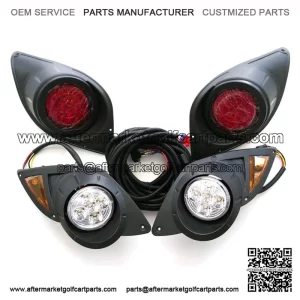 Fit for Yamaha Drive G29 Golf Cart 2007-16 ALL LED Street Legal LIGHT KIT