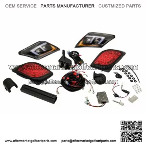 Yamaha Drive2 Golf Cart LED Ultimate Light Kit (Street Legal, Fits 2017+)