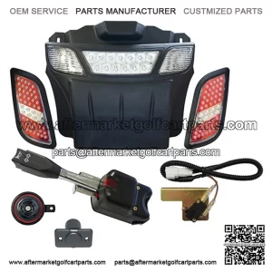 RXV LED Light Bar Bumper Kit - STREET LEGAL (LED Golf Cart Light Kit)