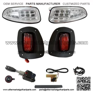 RXV Golf Cart Light Kit - STREET LEGAL (LED or Regular) - Factory Style