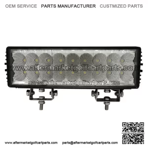 11" Golf Cart LED Utility Light Bar - 12V-24V (54 Watt / 4,050 Lumens, Fits All Carts)