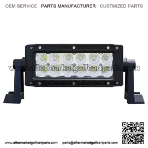 7.5" Golf Cart LED Utility Light Bar - 12-24V (36 Watt / 2,340 Lumens, Fits All Carts)