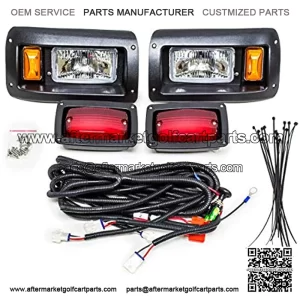 Headlight LED Tail Light Kit Replacement for 1982 & Up Golf Cart Lights