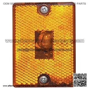 EZGO Golf Cart Turn Signal Marker Light, Amber - X444 1989-1994, ST350 1996+