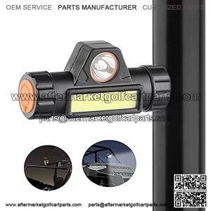 2PCS Universal Roll Bar Mount LED Light, Klutchtech Interior Dome Light Work Light for UTV ATV Golf Car Truck Off-Road Pickup Boat-Orange