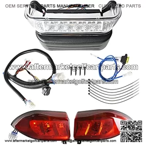 LED Headlight & Light Kit Golf Cart Electric 12V Replacement for Club Car Precedent 2004-08