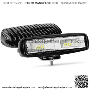 15021F-B LED Light Bar 2PCS 6 Inch 48W Flood Driving Fog Light Off Road Lights Boat Lights driving lights Led Work Light SUV Jeep Lamp