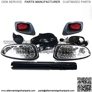 EZGO RXV Golf CART Deluxe Street Legal All LED Light KIT 2016 - Present