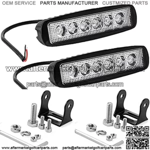 6inch Led Backup Lights 18W 6000K LED Reverse Tractor Work Lights Bar 12V For golf cart,ATV, SUV, Jeep Wrangler, lawn mower, Go-Kart