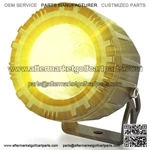 Auto Buero Single 25W 3.5 inch Round Yellow LED bar, LED Fog Light with Spotlight Led Work Light for Motorcycle Off Road Truck Tractor Boat