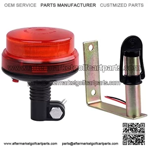 Raryloy LED Beacon Light ing Flashing Amber Strobe Light for 12V-24V Forklift Truck Tractor Golf Carts UTV Bus Snow Plow Postal Cars