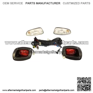 EZGO RXV Factory Style Golf Cart Headlight /LED Tail Light Kit 2008-2015