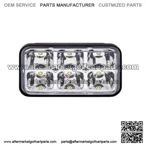 EZGO LED Headlight Assembly Workhorse, ST350 96+, Marathon 80-94 Golf Cart Light