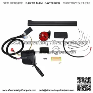 Golf Cart LED Light Turn Signal Kit with Horn Brake Hazard Light Switch 12V