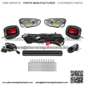 Golf Cart Deluxe Street Legal All LED Light Kit for EZGO RXV 2008-2015