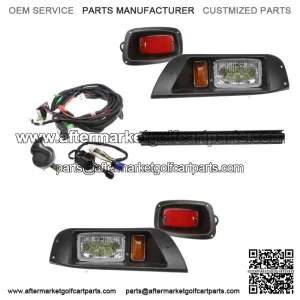 EZ GO TXT Pre 2013 Deluxe Street Legal LED Light Kit (12v-48v)