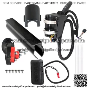 12 Volt Golf Cart LED Light Turn Signal Kit with Horn Brake Hazard Light Switch