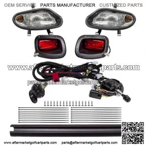 Deluxe Full Light Kit for EZGO TXT Freedom Gas Electric 2014 & UP Valor