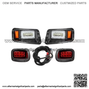 Golf Cart LED Light Kit Fit EZGO Freedom Street Legal Turn Signals Light 12-48V