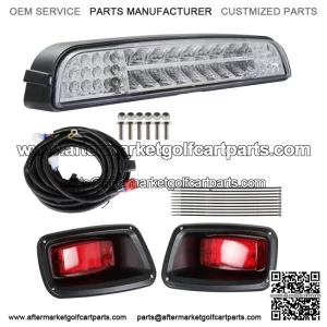 Golf Cart LED Light Bar Kit with LED Taillights 2 product For EZGO TXT (96-13)