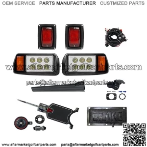Factory Style LED Club Car DS Standard Street Package Light Kit