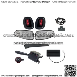 Deluxe LED Factory Style Street Package for E-Z-GO RXV Clear Lenses (08-15)