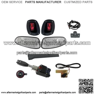 LED Clear Lens Standard Factory Style Street Package for E-Z-GO RXV (08-15 Elec)