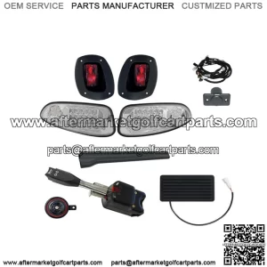 LED Clear Lens Standard Factory Style Street Package for E-Z-GO RXV (08-15)