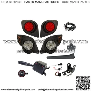 LED Yamaha Drive Factory Style Deluxe Street Package Light Kit-Pedal Bracket