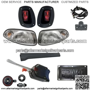 Basic Factory Light Kit for E-Z-Go RXV 2008-2015 Golf Cart