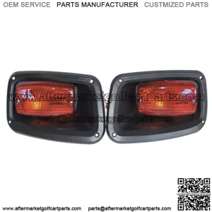 E-Z-GO TXT Golf Cart Taillights with Bezels 1996-2013