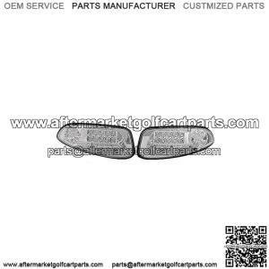 Golf Cart E-Z-GO RXV Factory Style LED Headlight w/Bezels - Clear Lens