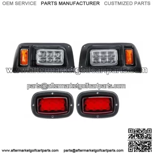 Golf Cart LED Light Kit Headlight and Tail Light Kit For Club Car DS 1993 UP