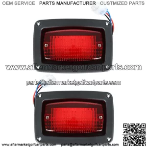 Fits for Club Car DS 2 Golf Cart LED Tail Light 3 Wire Rear Taillights Pair