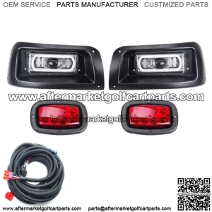 New ListingCLUB CAR DS LED LIGHT KIT ADJUSTABLE HEADLIGHT/TAIL LIGHT FOR 93+ G&E GOLF CART