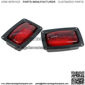 LED Tail Light Kit, 2 LED 3 Wire Taillights For Club Car 1982+ DS Golf Cart