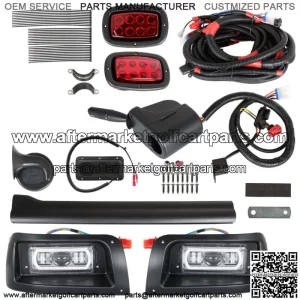 New LED Light Kit Turn Signals Brake Light Horn For Club Car DS 93+