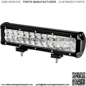 Front Bumper LED Light Bar Spot Flood Combo Driving For Club Car EZGO Golf Cart