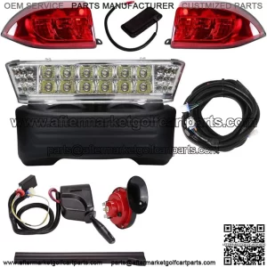 Golf Cart LED Deluxe Light Kit Fit Club Car Precedent w/ Turn Signals Brake 12V