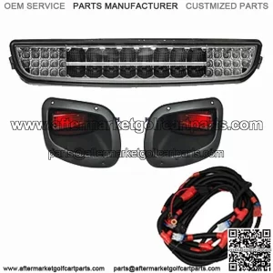 EZGO TXT (96-13) Golf Cart LED Light Bar Kit with LED Taillights