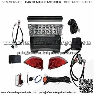 LED Hi-Low Beam Ultimate Light Kit, fits Club Car Precedent electric 2008+,(12V)