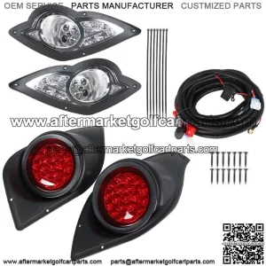Headlight + Tail Light Set  For Yamaha Drive 2007-2016 Golf Cart LED Light Kit