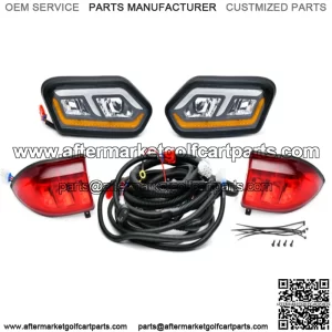 Club Car Tempo Golf Cart LED Light Kit - Headlights and Taillights